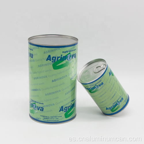 Metal Round Easy Open Tin latas